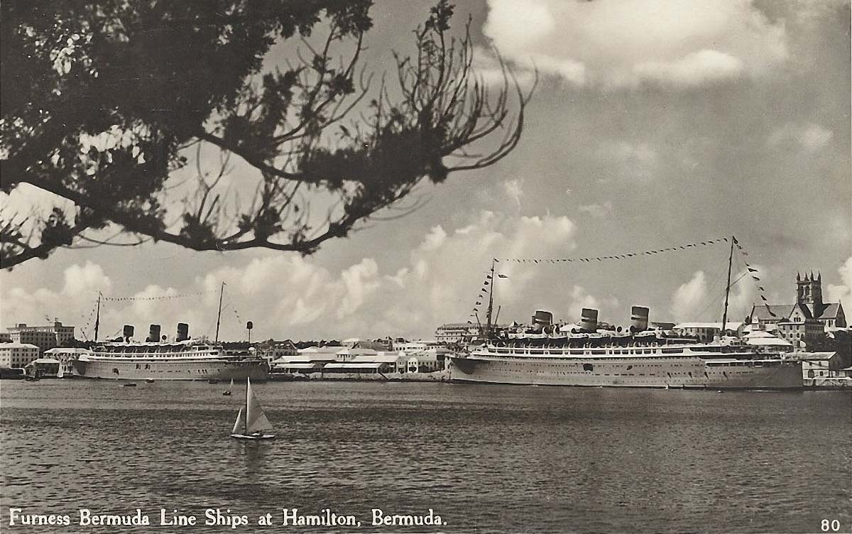 Hamilton. Furness Bermuda Line Ships