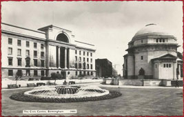 Birmingham. Hall of Memory and Civic Centre
