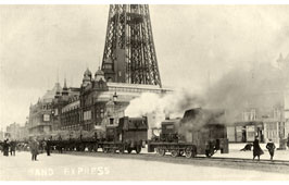 Blackpool. Shore, Train and Tower