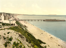 Bournemouth. From the West Cliff, circa 1890