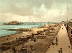 Brighton. Pier from the east, circa 1890