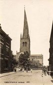 Chesterfield. Parish Church with Leaning Spire
