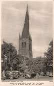 Chesterfield. Parish Church with Leaning Spire