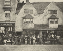 Dudley. Market Place, circa 1855