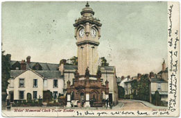 Exeter. Miles Memorial Clock Tower, 1904