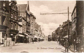 Exeter. St Sidwell Street