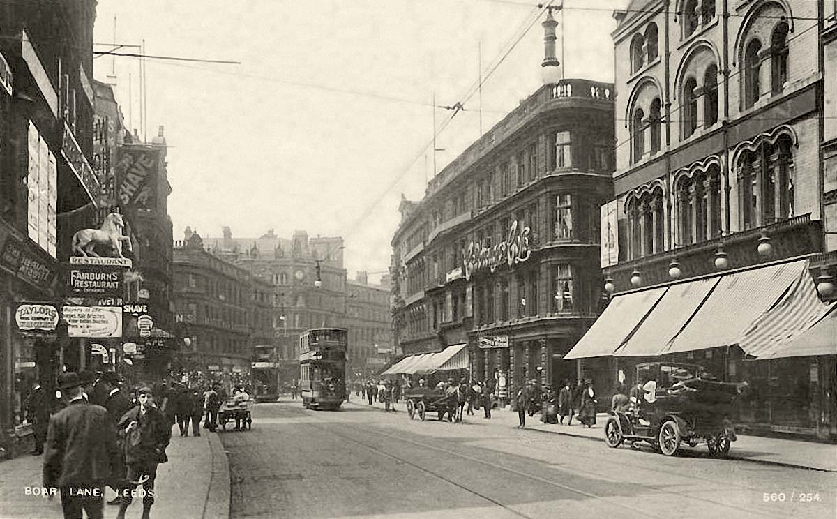 Leeds. Boar Lane, circa 1910's