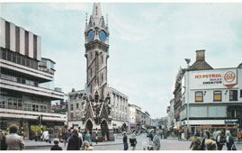 Leicester. Clock Tower and Gallow Tree Gate