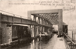 Manchester. Barton Aqueduct, Manchester Ship Canal, 1905