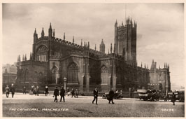 Manchester. Cathedral, 1930s