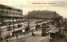 Manchester. London Road Station, circa 1905