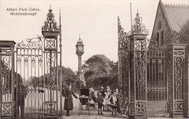Middlesbrough. Albert Park Gate