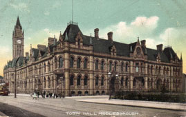 Middlesbrough. Town Hall, 1905