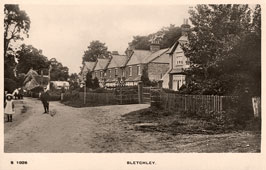 Milton Keynes. Bletchley - Leon Cottages, Church Green Road