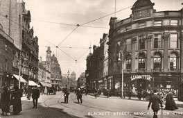 Newcastle upon Tyne. Blackett Street, 1920
