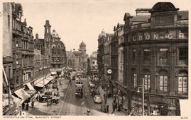 Newcastle upon Tyne. Blackett Street, 1948
