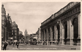 Newcastle upon Tyne. Central Station on Neville Street