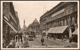 Newcastle upon Tyne. Grainger Street, circa 1915