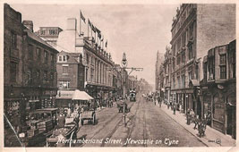 Newcastle upon Tyne. Northumberland Street