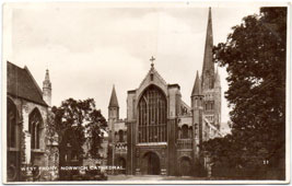 Norwich. Cathedral, West front, 1933