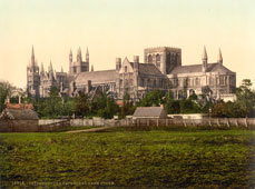 Peterborough. Cathedral, south side, circa 1890