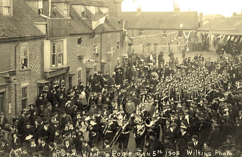 Poole. Royal Visit, 1905