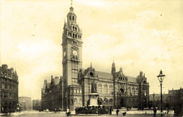 Sheffield. Town Hall and Hotel, circa 1930's