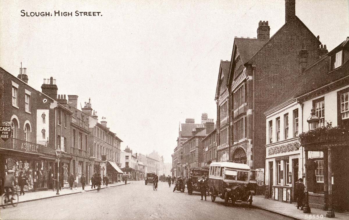 Slough. High Street, 1920
