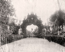 Slough. Queen Victoria's Golden Jubilee Arch, Mackenzie Street, 1887
