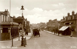 Slough. William Street from Stoke Road, 1930