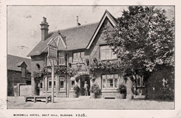 Slough. Windmill Hotel, Bath Road, Salt Hill, 1905