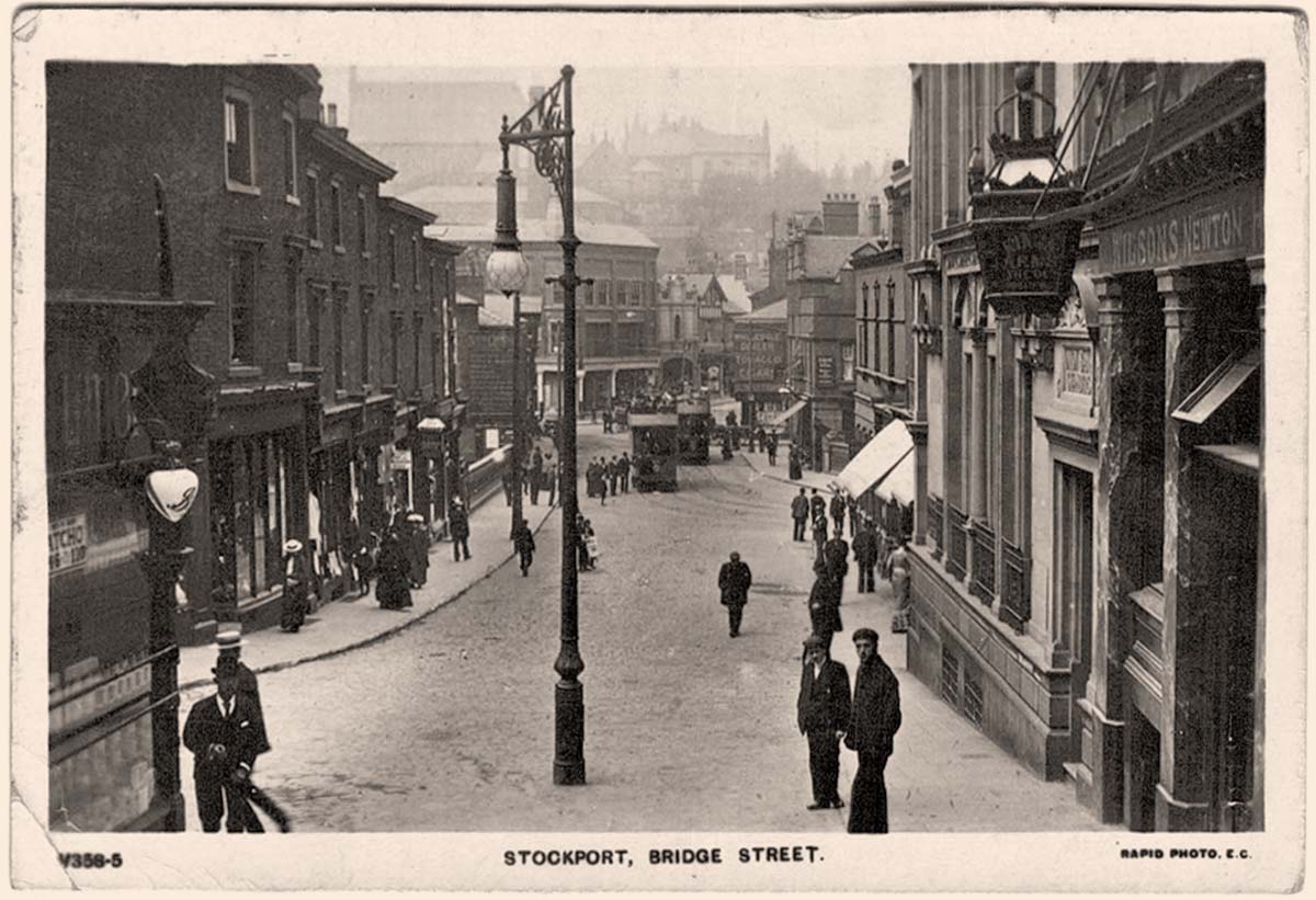 Stockport. Bridge Street, 1912
