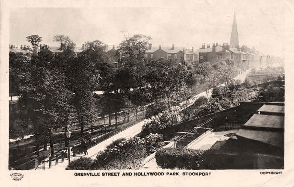Stockport. Grenville Street and Hollywood Park
