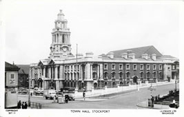Stockport. Town Hall, 1960