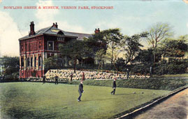 Stockport. Vernon Park, Bowling Green and Museum