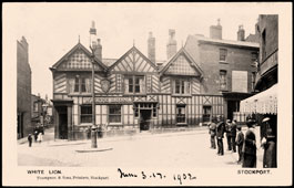 Stockport. White Lion Inn, 1902