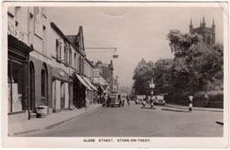 Stoke-on-Trent. Glebe Street, 1948
