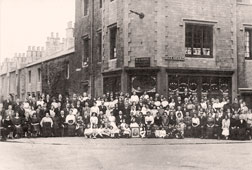 Swindon. Family Occasion, Emlyn Square, 1920