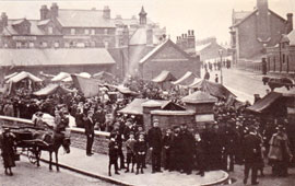 Swindon. Old Market, Market Street, 1902