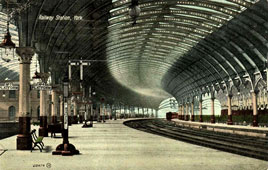 York. Railway Station, 1909