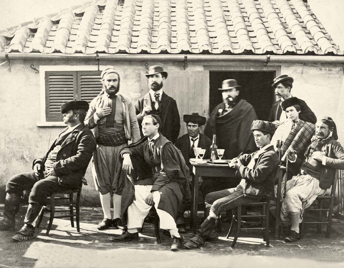 Gibraltar. Spanish pub, 1850