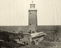 Gibraltar. Trinity Lighthouse at Europa Point, 1879