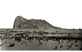 Gibraltar. View from Campamento, 1890