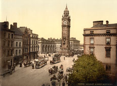 Belfast. Albert Memorial on High Street, circa 1890