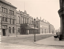 Belfast. Ghostly Tram on Bedford Street, circa 1890