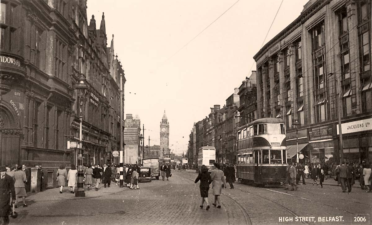 Belfast. High Street, 1949