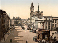Aberdeen. Castle Street and municipal buildings, circa 1890