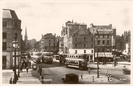 Dundee. High Street with Tramways