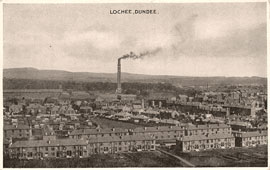 Dundee. Jute mill in Lochee