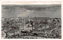 Panorama Dundee and the Hills of Fife, 1956